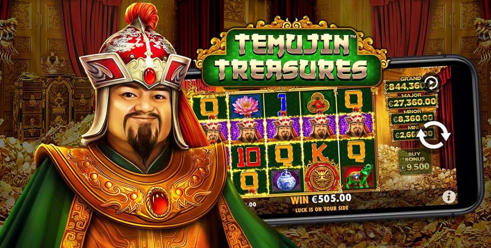 In uscita oggi la nuova slot Temujin Treasures firmata Pragmatic Play