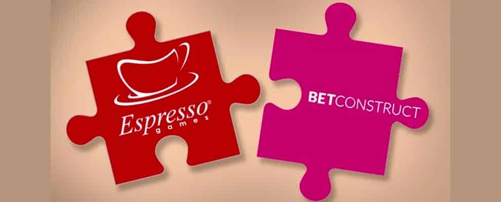 Annunciata nuova partnership tra Espresso Games e il fornitore BetConstruct