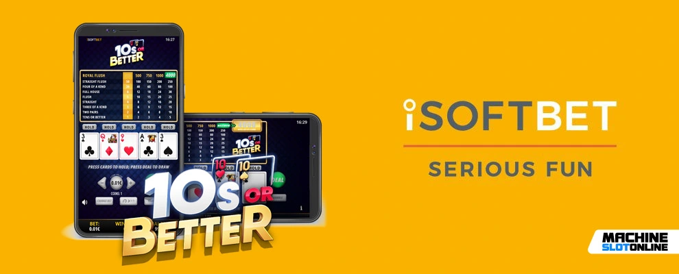 Il nuovo videopoker di iSoftBet: Tens or Better