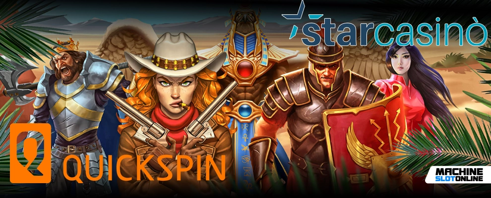 Nuove slot sul portale Starcasinò: arrivano i giochi Quickspin