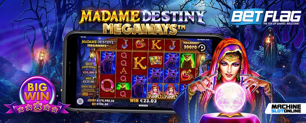 Vincita fortunata su Betflag con la slot Madame Destiny Megaways